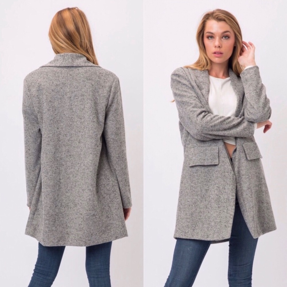 Heather Cotton Blend Lady Coat - Picture 2 of 10